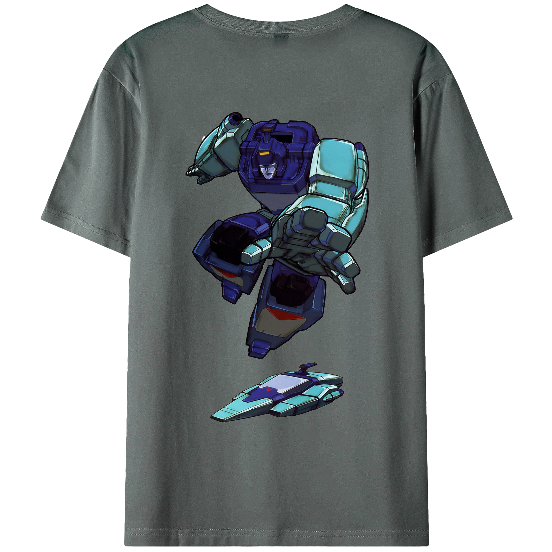 （画像用）  綿100％ メンズ半袖Tシャツ（バックプリント） 通気性